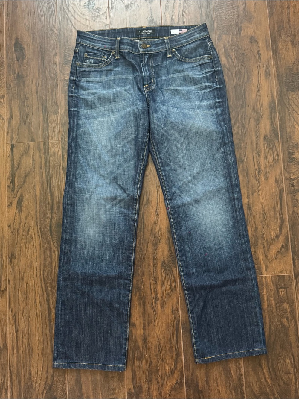 Vizcaino Size 29 Straight Leg Denim Jeans